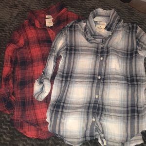 Light AE Plaid tops